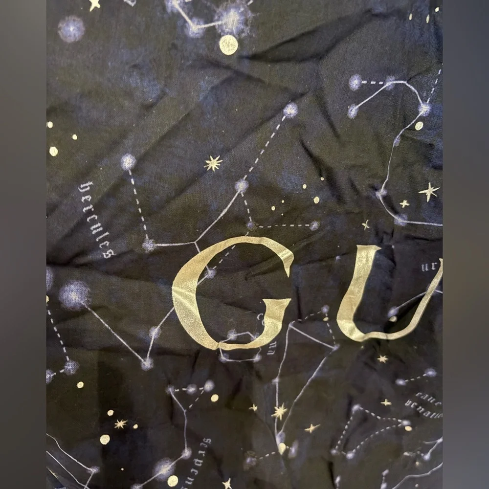 Gucci Cotton Constellation Tote Bag Huge Purse Bag Stars Astrological Signs - Picture 3 of 9